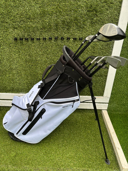 Inesis 100 Golf Set with Matching Woods, Cleveland 56° Wedge & Inesis Light Stand Bag