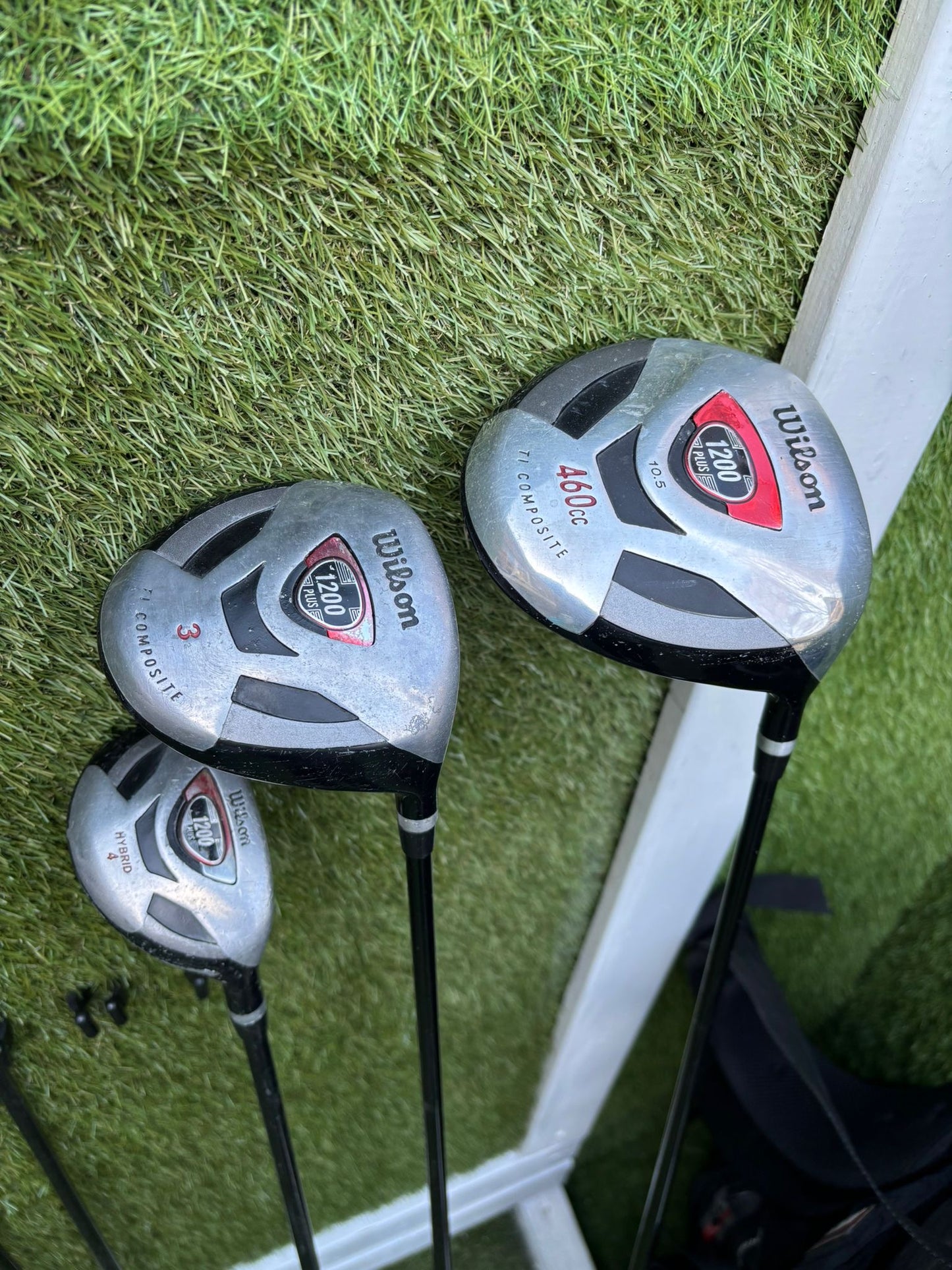 🔥 Wilson 1200 Plus Irons (5–SW) + Driver / 3 Wood / Hybrid + Cleveland Wedge + Waterproof Sun Mountain Bag
