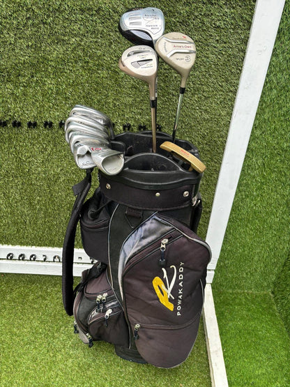 Jack Nicklaus Hybrid Irons + Dunlop / Arnold Palmer / Mizuno Woods + Golden Bear Wedge + Bag – 10 Club Set £164.00 Free Delivery