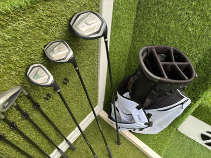 Inesis 100 Golf Set with Matching Woods, Cleveland 56° Wedge & Inesis Light Stand Bag