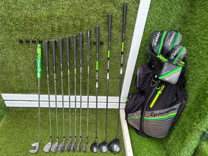 TaylorMade RBZ SpeedLite Complete Golf Set, Matching Woods, Irons & Cart Bag