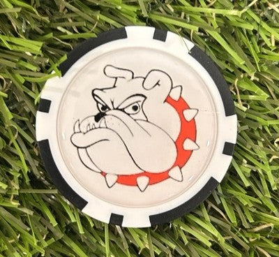British Bulldog Magnetic Poker Chip