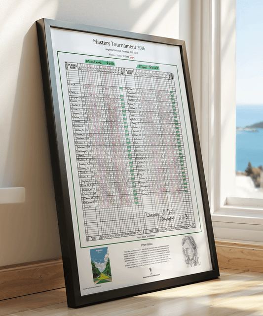 GOLF Danny Willett wins the Masters Tournament, Augusta National, Georgia, 10 April, 2016 Peter Alliss.