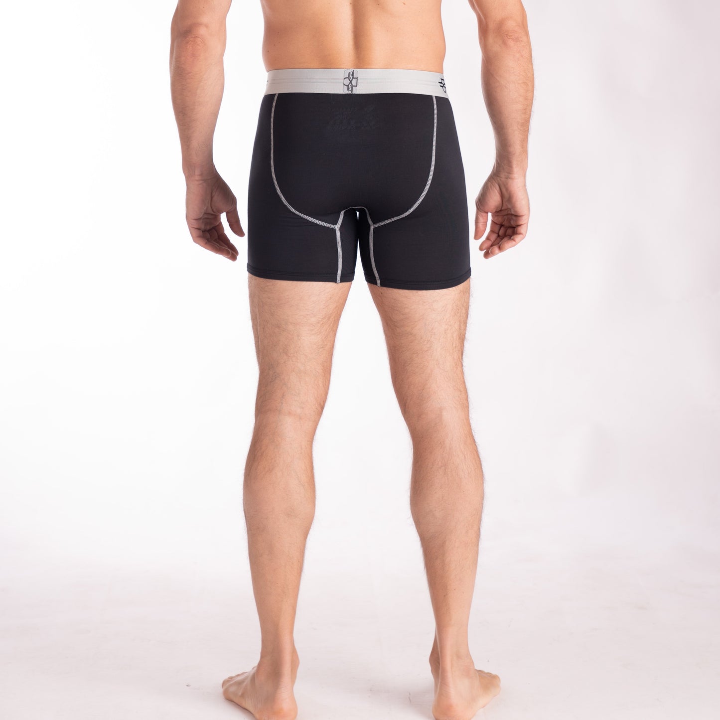 IKON X Men's 6" Boxers - Black/Silver