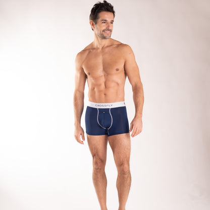 IKON X Men's 3" Trunks - Navy/White