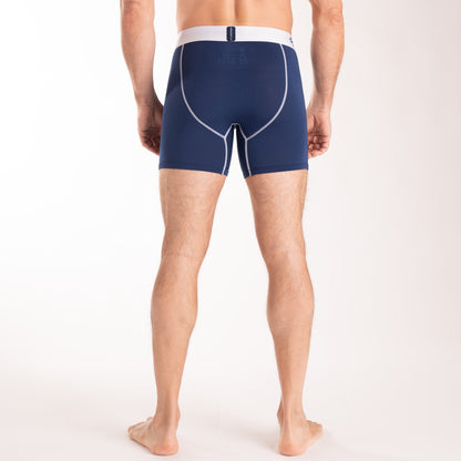 IKON X Men's 6" Boxers - Navy/White