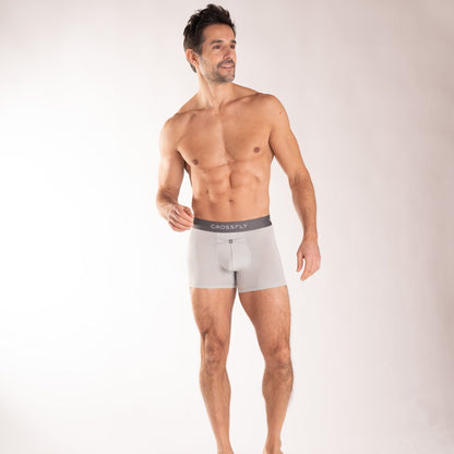 3-Pack: IKON X Men's 3" Trunks - Silver/Charcoal