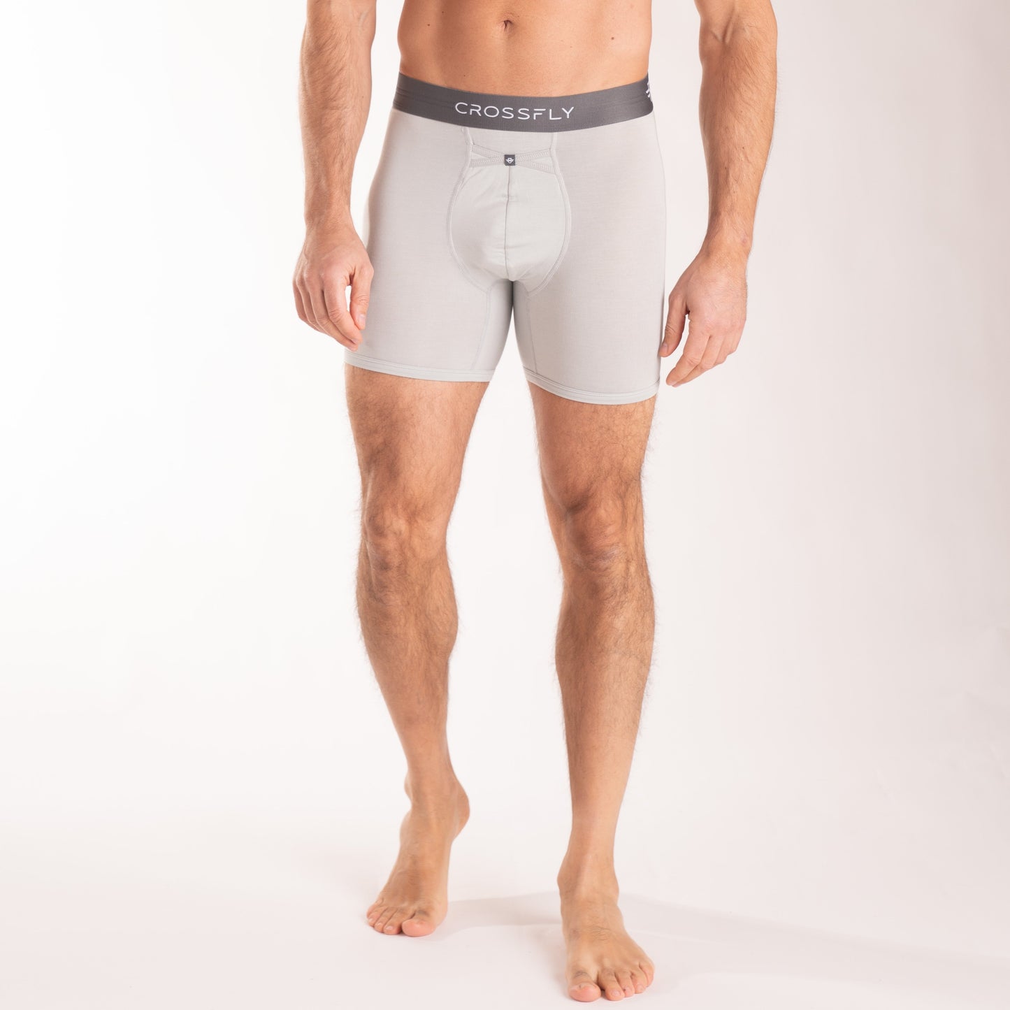 3-pack: IKON X Men's 6" Boxers - Silver/Charcoal