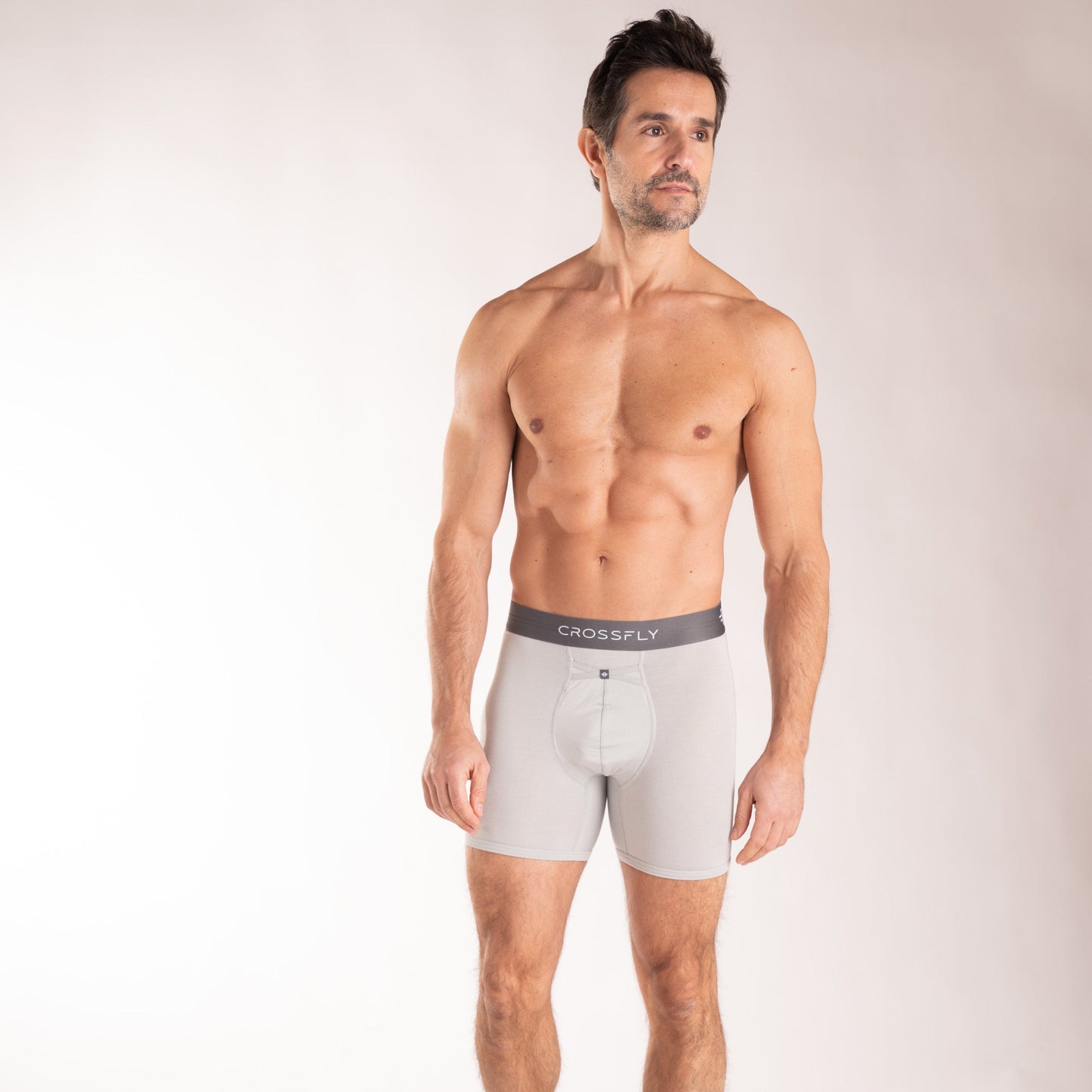 IKON X Men's 6" Boxers - Silver/Charcoal