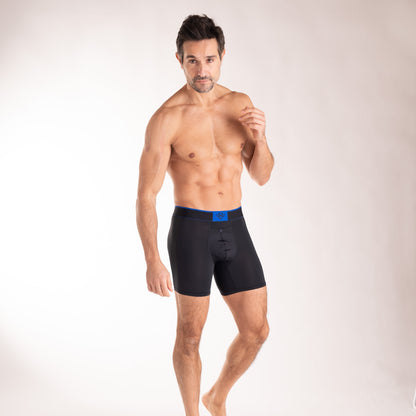 3-pack: PRO Men's 7" Boxers - Black/Royal Blue