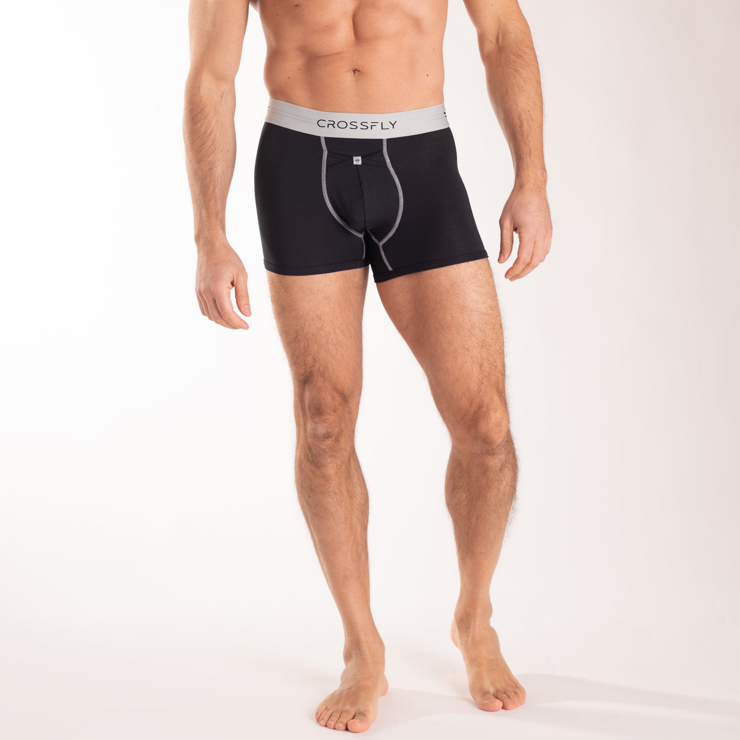 IKON X Men's 3" Trunks - Black/Silver