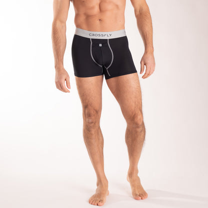 IKON X Men's 3" Trunks - Black/Silver