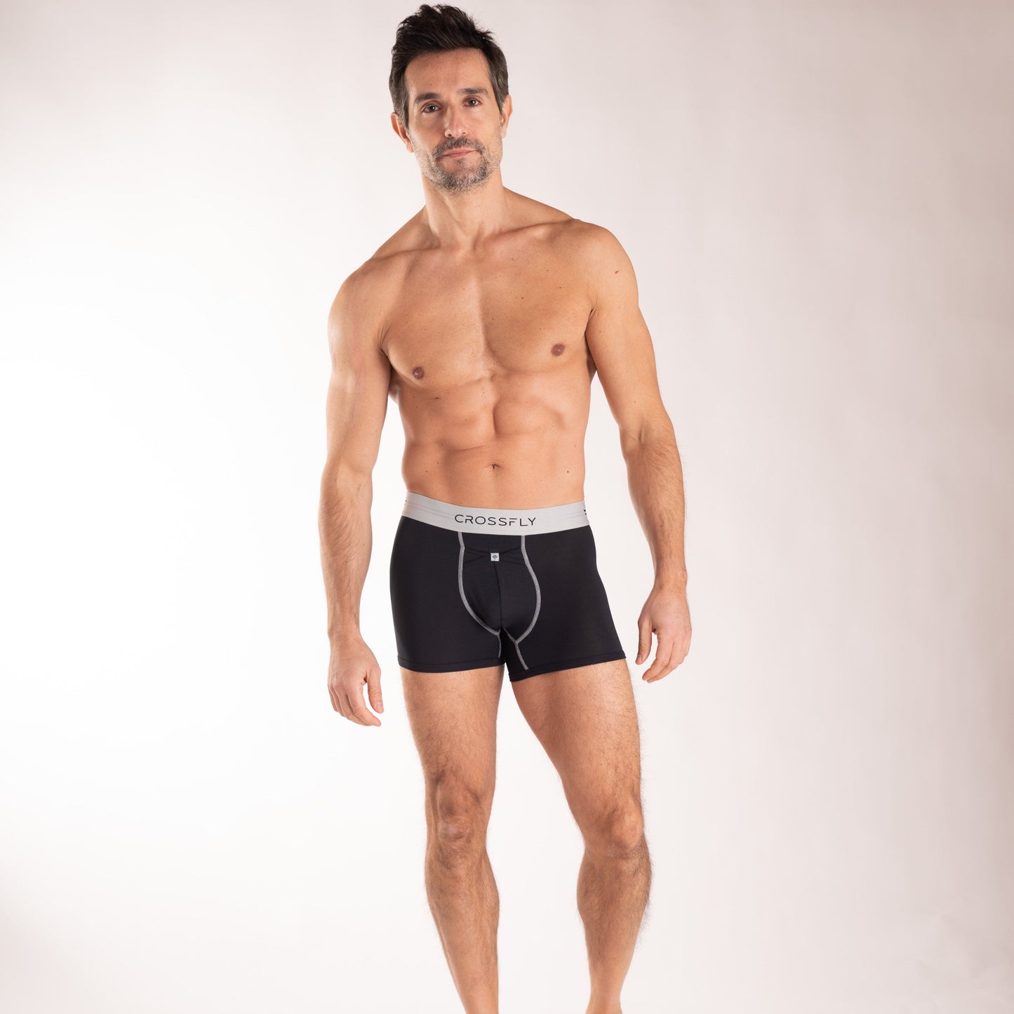 IKON X Men's 3" Trunks - Black/Silver