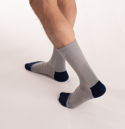 3-pack: Hero Pro - Men's 10 inch Crew Socks - Grey