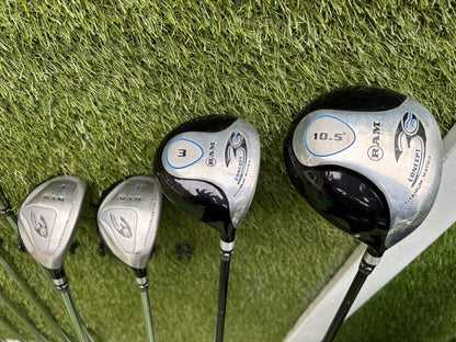RAM Concept SG Full Golf Set 5–SW + 460cc Driver, Hybrids, Putter & Cart Bag