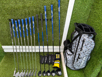 Cobra FLY-XL Complete Golf Set, Matching Woods, Hybrids, Irons & Cobra Ultralight Pro Stand Bag