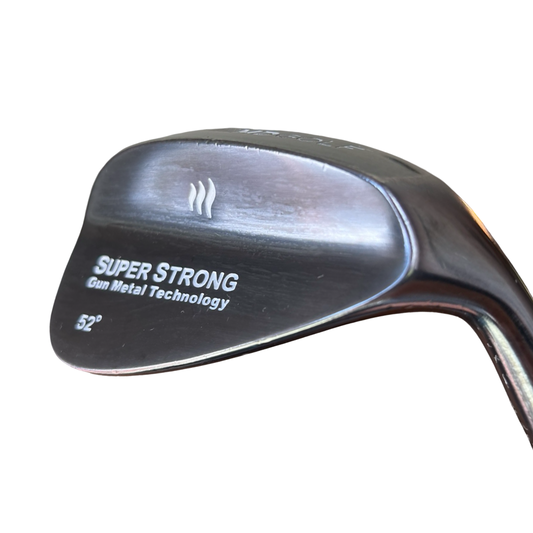 MD Golf Super Strong Gun Metal Technology 52 Degree Attacking wedge Dynamic Gold R300 Steel Shaft Lamkin Grip Right Handed
