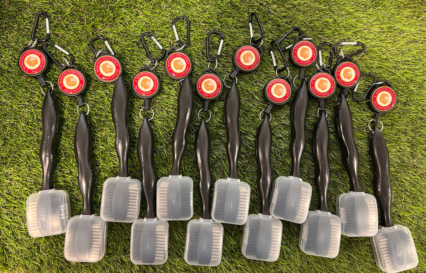 Personalised Golf Brush with retractable spike