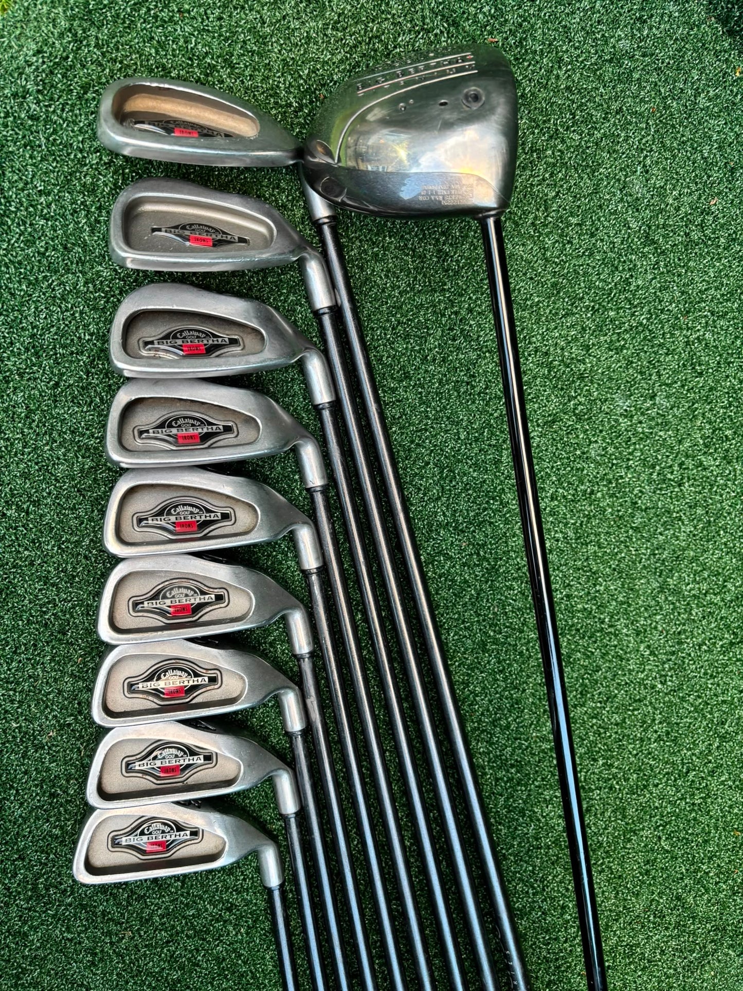 Callaway Big Bertha 3–SW Graphite Irons & Big Bertha Titanium Driver