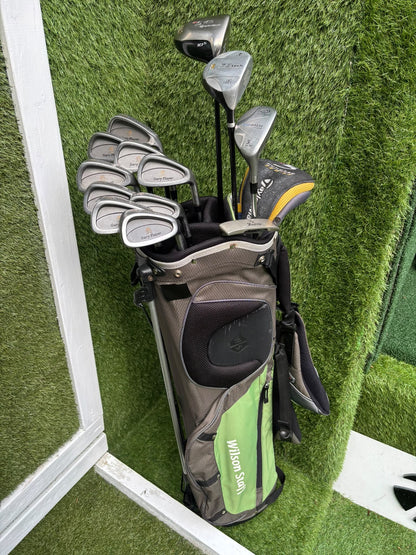 Gary Player Gran-Prix Complete Golf Set – TaylorMade R540 Driver & Wilson Staff Stand Bag