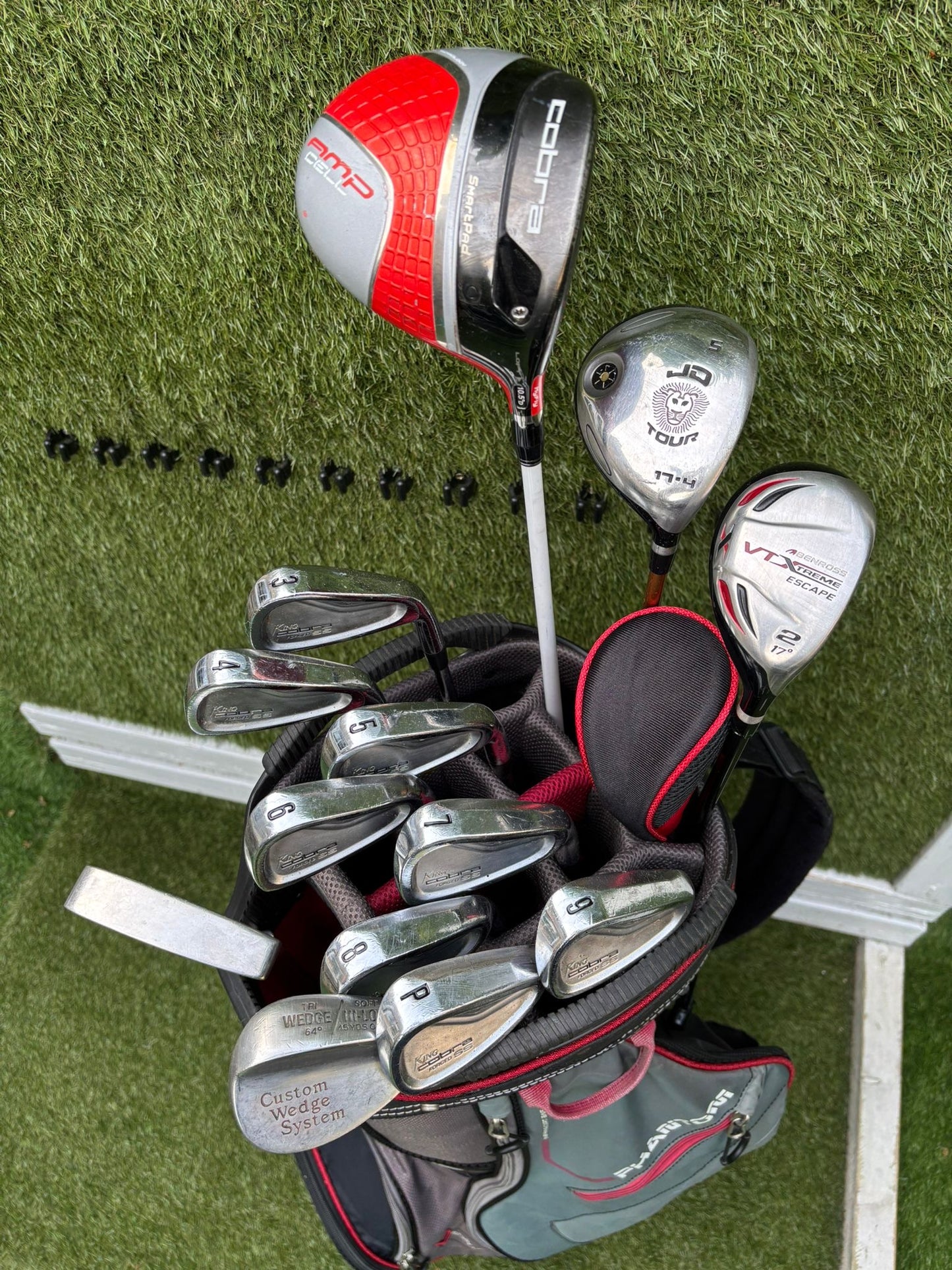 Cobra Forged SS Irons, Cobra AMP Cell Driver & Benross Escape Hybrid Golf Set