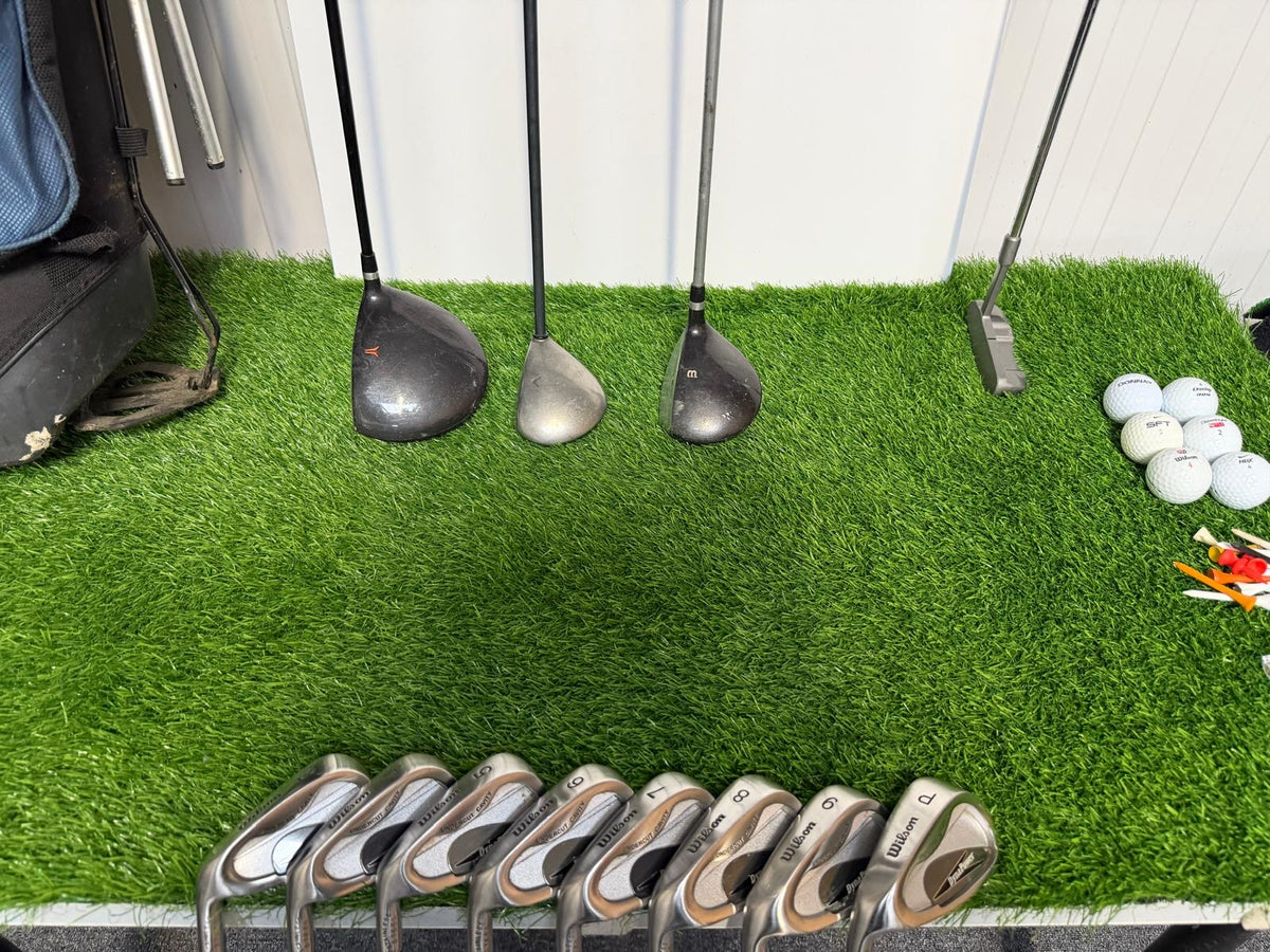 Men’s Left-Handed Wilson Golf Set – Beginners to Mid Handicap Golfers. Everything you need!