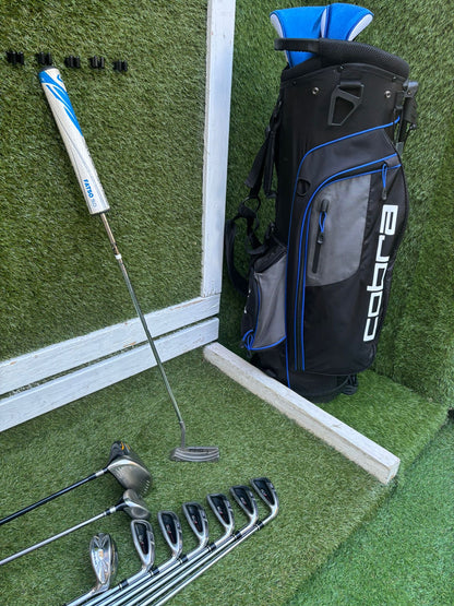 Wilson Staff Di11 Golf Set with Mizuno MX-700 Driver, Ping DSE Pengyo Putter & Cobra Stand Bag