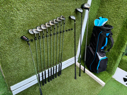 Wilson Matrix Irons 3-SW, Callaway Great Big Bertha Driver, Hybrid & Brand New Stand Bag
