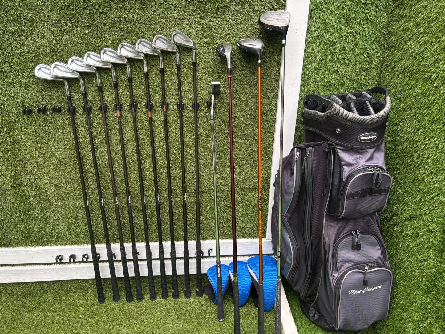 MacGregor VIP Tourney Full Set + Ryder & Adams Woods – £214.00 
Delivered