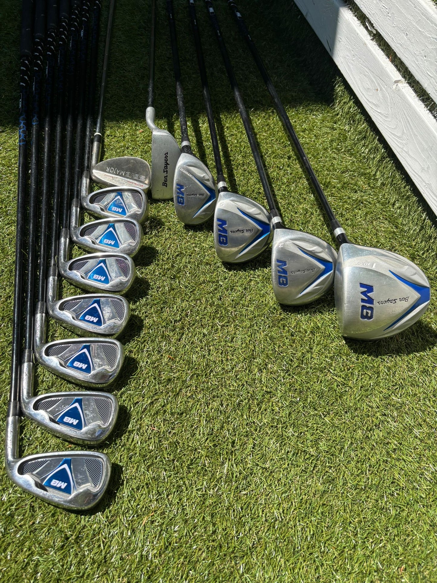 Ben Sayers M7 Golf Set with Matching Woods, Hybrid & Ben Sayers Bag
