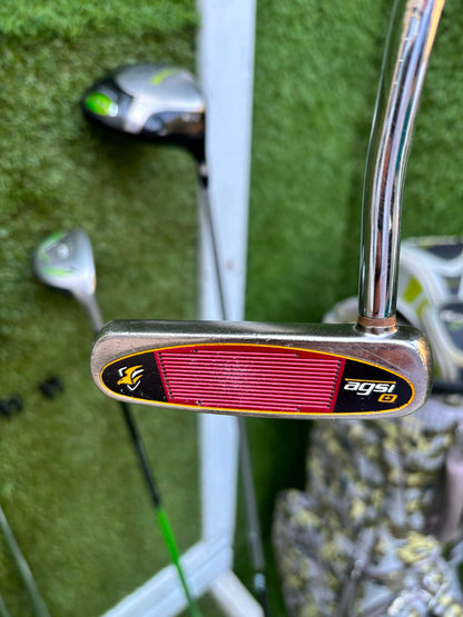 MacGregor V-Foil M565 Irons, Ping Driver, Ping Hybrid, TaylorMade Putter & Premium OUUL Camouflage Stand Bag