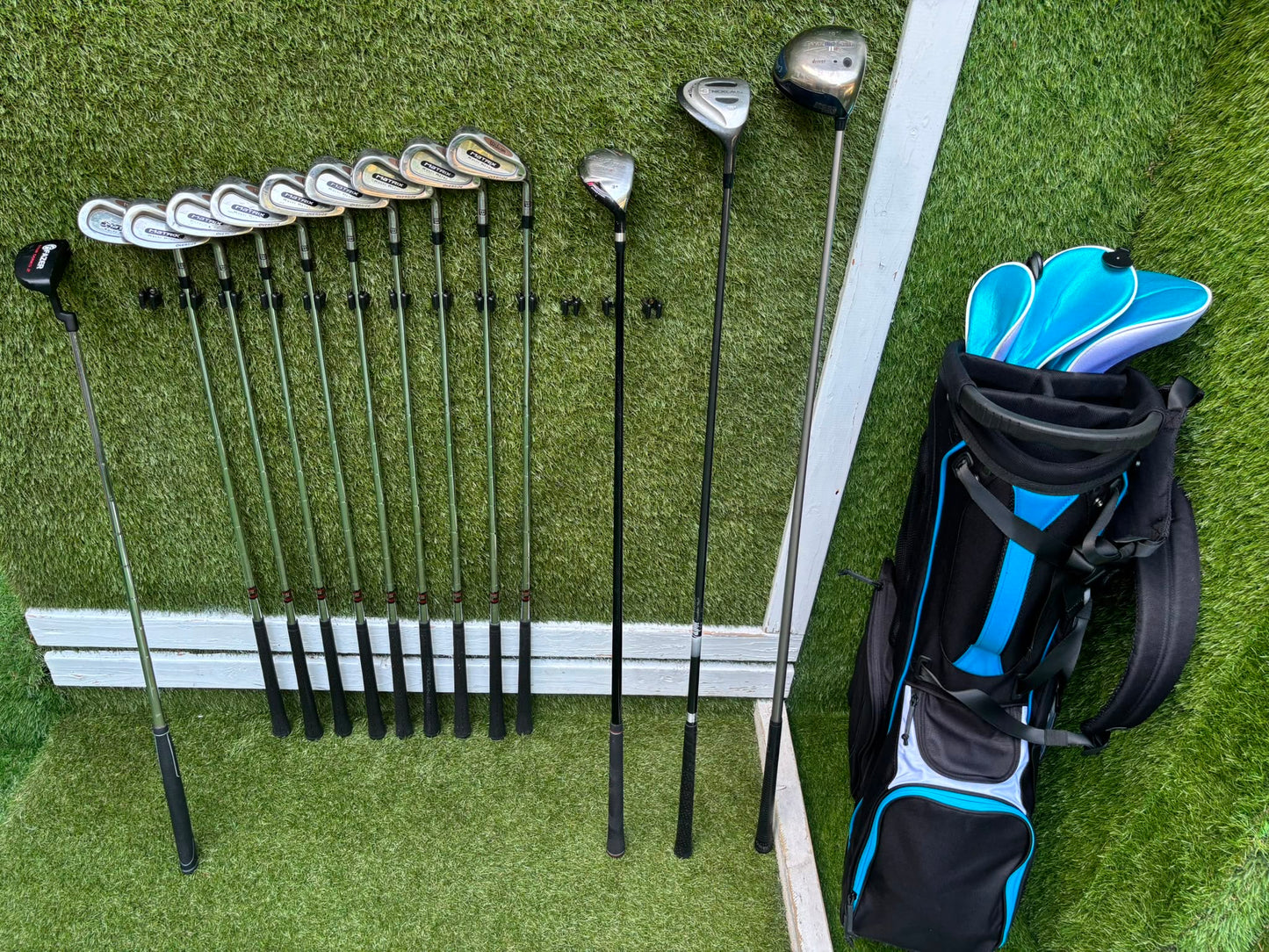 Wilson Matrix Irons 3-SW, Callaway Great Big Bertha Driver, Hybrid & Brand New Stand Bag