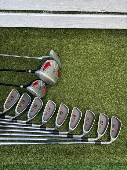 Howson DJ 200 Oversize Irons 3-SW + Ben Sayers M9 Woods & New Benross Bag