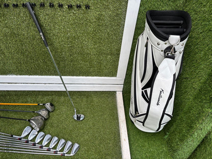 Ben Hogan Apex FTX Forged Irons (4–PW) + Titleist 3 Wood + Drivers + BRAND NEW Bag - Free P&P