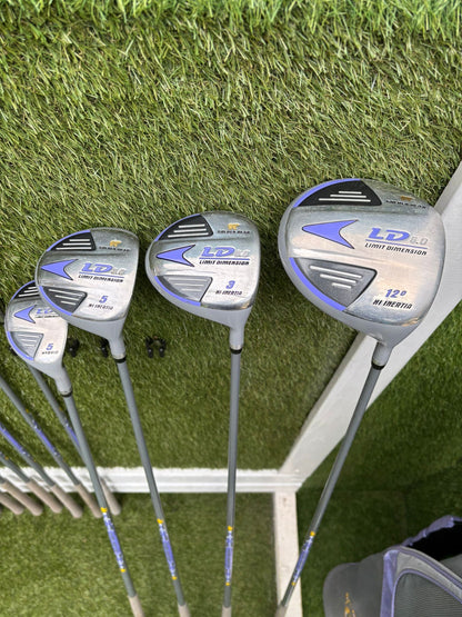 Ladies Golden Bear LD 5.0 Full Golf Set (6–PW + 3 Wedges + Driver + Woods + Hybrid + Bag)