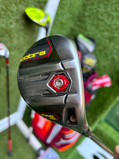 Nike Slingshot 4D Irons, Nike Driver, Cobra 4 Wood, Nike VR_S Hybrid, Odyssey Putter, New Lynx Waterproof Cart Bag