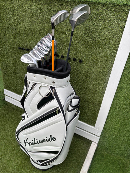 Ben Hogan Apex FTX Forged Irons (4–PW) + Titleist 3 Wood + Drivers + BRAND NEW Bag - Free P&P