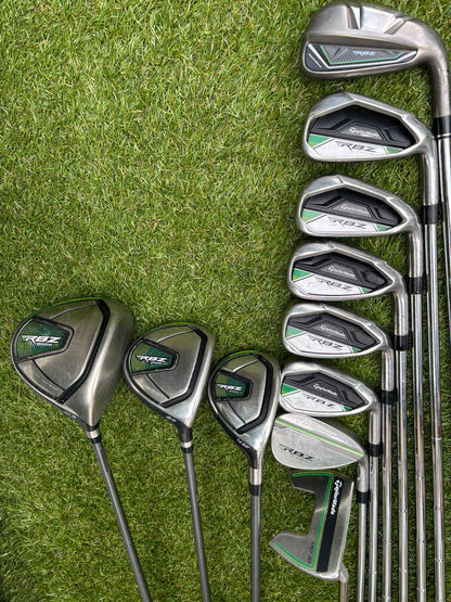 TaylorMade RBZ SpeedLite Complete Golf Set, Matching Woods, Irons & Cart Bag