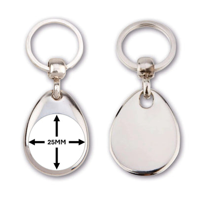 Personalised Newcastle Skyline Keyring – Engraved Geordie Gift