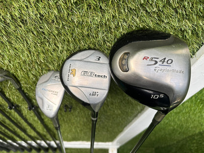 Gary Player Gran-Prix Complete Golf Set – TaylorMade R540 Driver & Wilson Staff Stand Bag