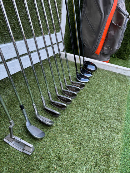 Ping G10 Irons Set + TaylorMade r7 Driver + Nike SQ Woods + Ping Glide Wedge + Cobra Stand Bag