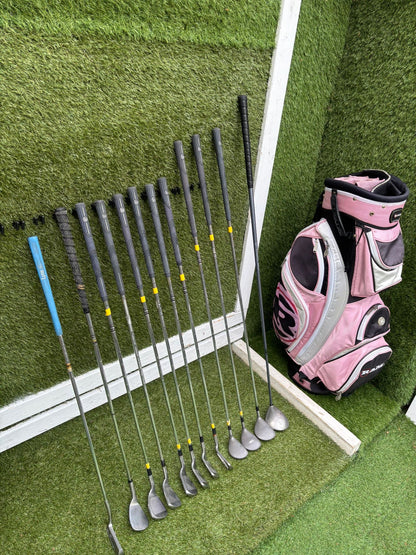 Wilson Berg HT Ladies Golf Set with Callaway Big Bertha War Bird Driver & Cart Bag