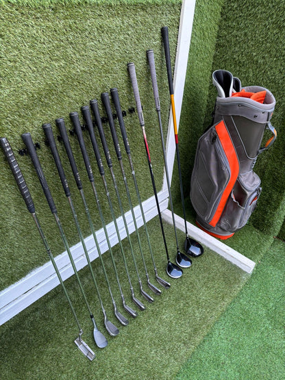 Ping G10 Irons Set + TaylorMade r7 Driver + Nike SQ Woods + Ping Glide Wedge + Cobra Stand Bag