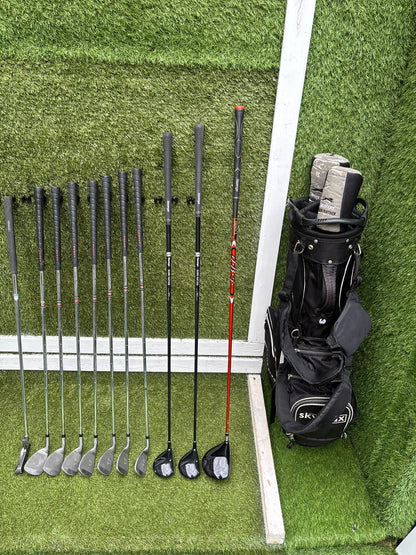 Fazer FirePower Irons 5-SW + Slazenger Woods + Waterproof Stand Bag