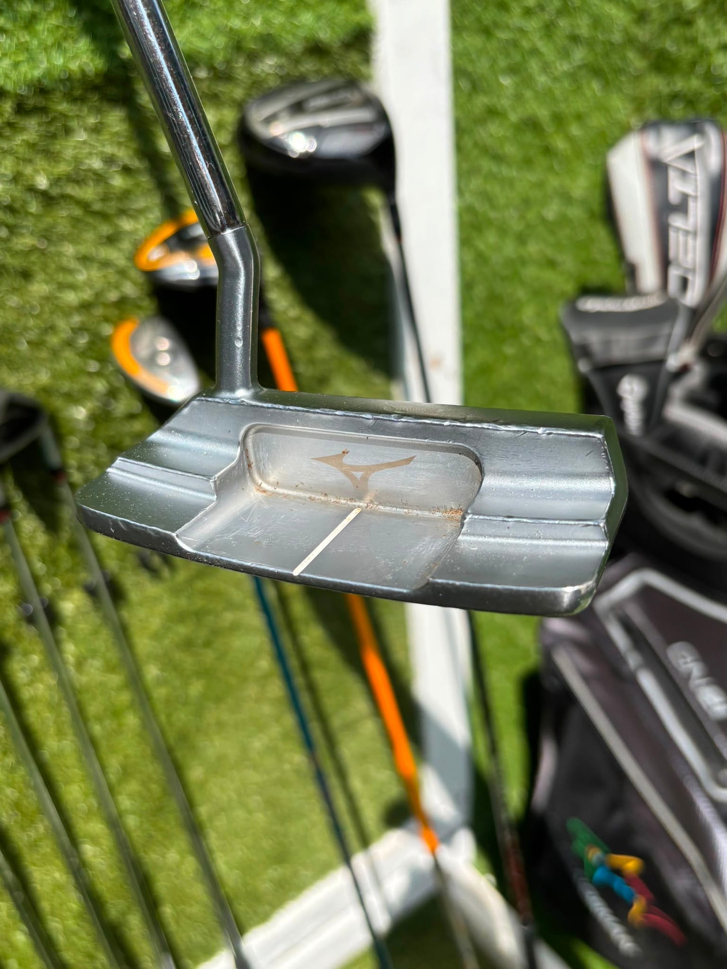 Benross Delta X Irons, Delta Driver, Adams Idea Pro Hybrid, Mizuno M-Craft IV, Vokey SM6 & Greg Norman Cart Bag