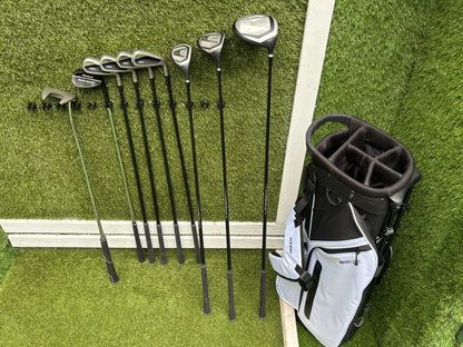 Inesis 100 Golf Set with Matching Woods, Cleveland 56° Wedge & Inesis Light Stand Bag