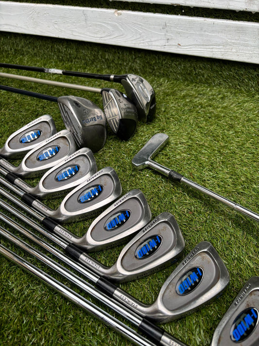 Callaway Big Bertha Woods + Howson I-W100 Irons + Wilson Sam Snead Putter – 13-Club Golf Set