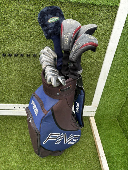 Lynx Tigress Ladies 14-Club Graphite Set + PING Cart Bag
Free P&P
