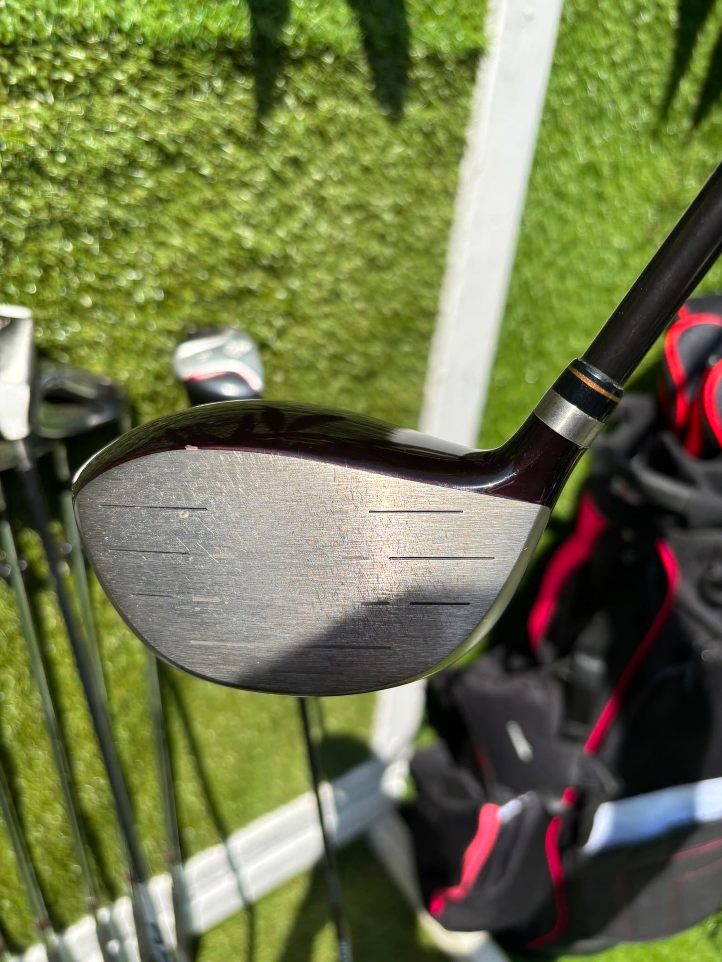 Wilson Deep Red Irons, TaylorMade Burner 3.0 Fairway Wood, Wilson Driver & Brand New Stand Bag