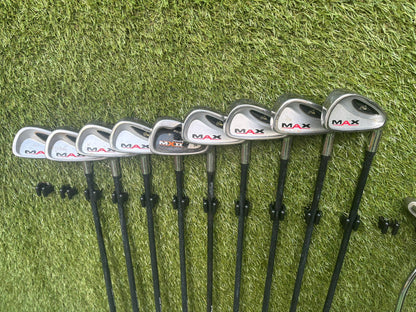 Dunlop MAX Stainless Full Starter Golf Set – 13 Clubs + Bag £94.00 Delivered